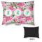 Watercolor Peonies Outdoor Dog Beds - Large - APPROVAL