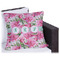 Watercolor Peonies Outdoor Pillow (Personalized)
