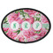 Watercolor Peonies Oval Patch
