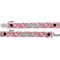 Watercolor Peonies Pacifier Clip - Front and Back