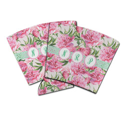 Watercolor Peonies Party Cup Sleeve (Personalized)