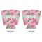 Watercolor Peonies Party Cup Sleeves - with bottom - APPROVAL