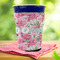 Watercolor Peonies Party Cup Sleeves - with bottom - Lifestyle