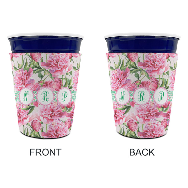 Watercolor Peonies Party Cup Sleeves - without bottom - Approval