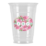 Watercolor Peonies Party Cups - 16oz (Personalized)