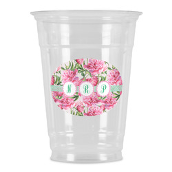 Watercolor Peonies Party Cups - 16oz (Personalized)