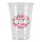 Watercolor Peonies Party Cups - 16oz (Personalized)