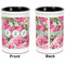 Watercolor Peonies Pencil Holder - Black - approval