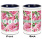 Watercolor Peonies Pencil Holder - Blue - approval