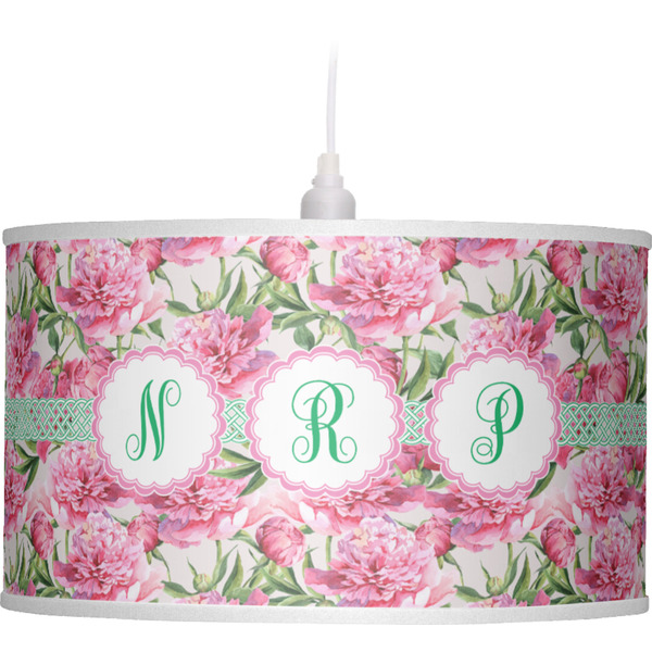 Watercolor Peonies Pendant Lamp Shade