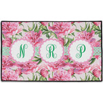 Watercolor Peonies Door Mat - 60"x36" (Personalized)