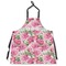 Watercolor Peonies Apron Without Pockets w/ Multiple Names