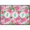 Watercolor Peonies Door Mat - 36"x24" (Personalized)
