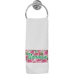 Watercolor Peonies Hand Towel (Personalized)