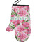 Watercolor Peonies Left Oven Mitt (Personalized)