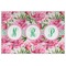 Watercolor Peonies Personalized Placemat
