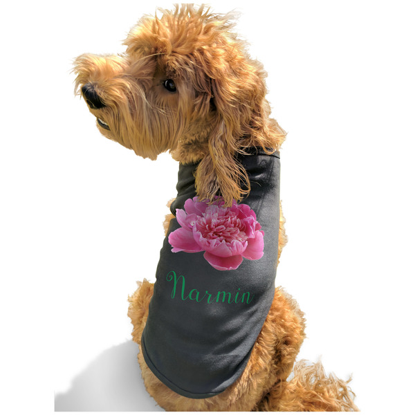 Watercolor Peonies Pet Shirt - Main