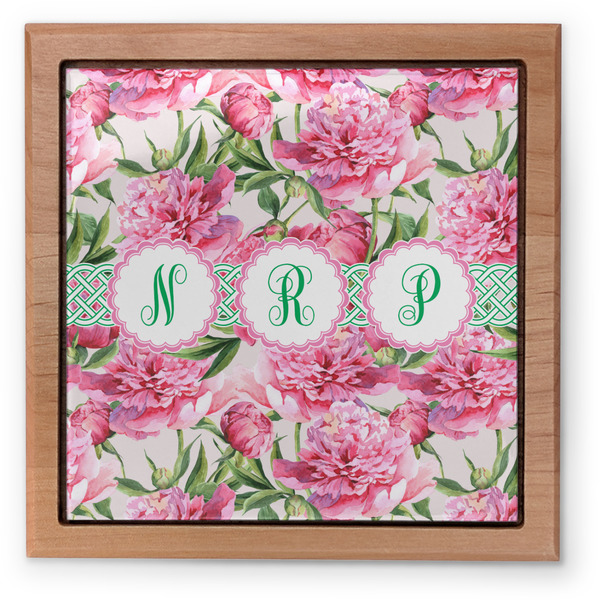 Watercolor Peonies Pet Urn - Apvl