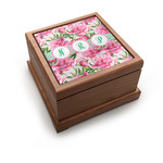 Watercolor Peonies Pet Urn w/ Multiple Names