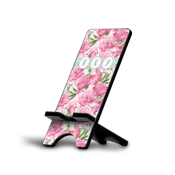 Custom Watercolor Peonies Cell Phone Stand (Personalized)