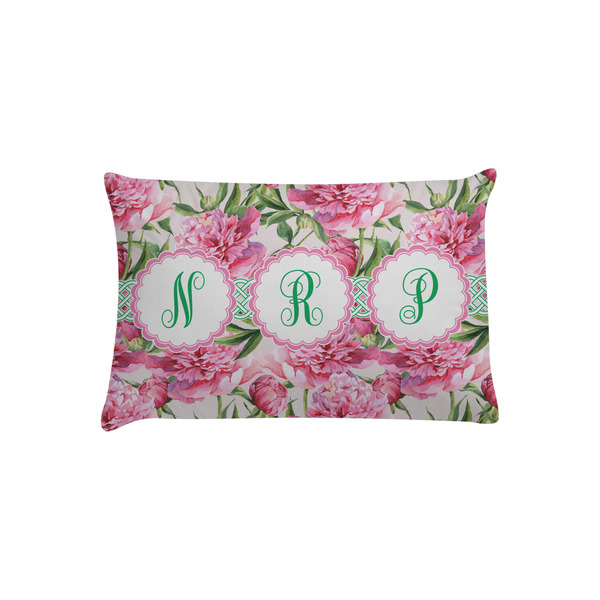 Custom Watercolor Peonies Pillow Case - Toddler (Personalized)