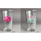 Watercolor Peonies Pint Glass - Two Content - Approval