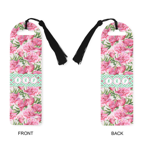 Watercolor Peonies Plastic Bookmarks - Approval