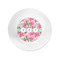 Watercolor Peonies Plastic Party Appetizer & Dessert Plates - Approval