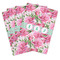 Watercolor Peonies Playing Cards - Hand Back View
