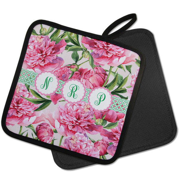 Watercolor Peonies Pot Holders - PARENT MAIN