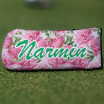 Watercolor Peonies Blade Putter Cover (Personalized)