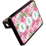 Watercolor Peonies Rectangular Trailer Hitch Cover - 2" (Personalized)