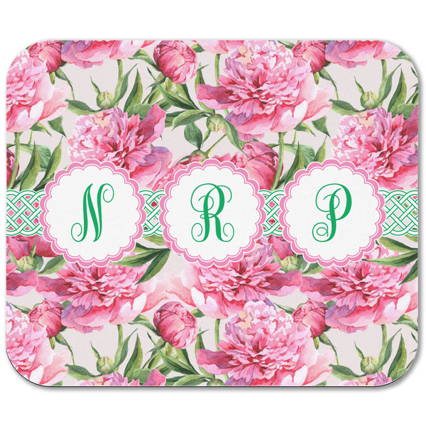Watercolor Peonies Rectangular Mouse Pad - APPROVAL