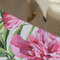Watercolor Peonies Large Rope Tote - Close Up View