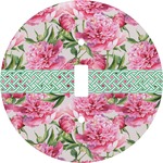 Watercolor Peonies Round Light Switch Cover
