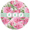 Watercolor Peonies Round Mousepad - APPROVAL