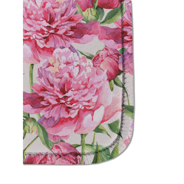 Watercolor Peonies Sanitizer Holder Keychain - Detail