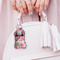 Watercolor Peonies Sanitizer Holder Keychain - Small (LIFESTYLE)