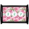 Watercolor Peonies Wooden Tray (Personalized)