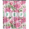 Watercolor Peonies Extra Long Shower Curtain - 70"x84" (Personalized)