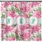 Watercolor Peonies Shower Curtain - Custom Size (Personalized)