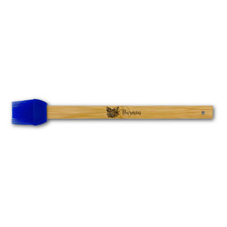 Watercolor Peonies Silicone Brush - Blue (Personalized)