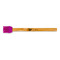 Watercolor Peonies Silicone Brush-  Purple - FRONT