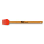 Watercolor Peonies Silicone Brush - Red (Personalized)