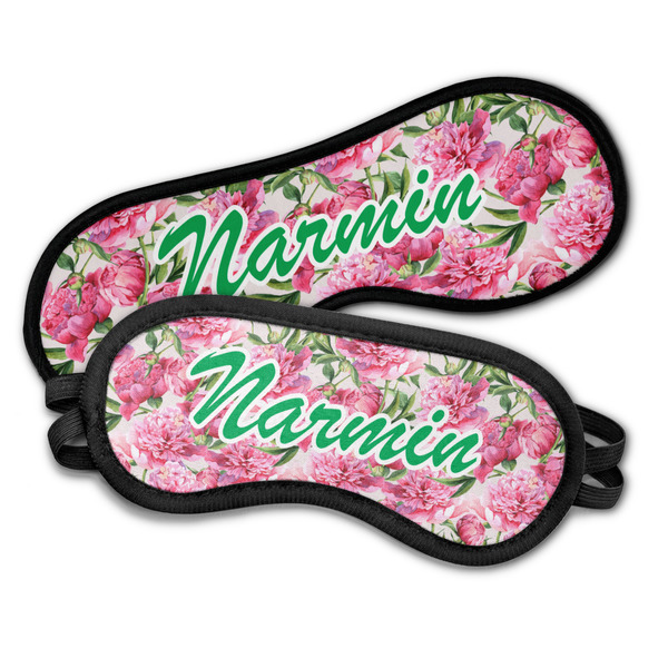 Watercolor Peonies Sleeping Eye Masks - PARENT