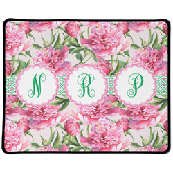 Watercolor Peonies Large Gaming Mouse Pad - 12.5" x 10" (Personalized)