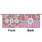 Watercolor Peonies Small Zipper Pouch Approval (Front and Back)