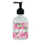 Watercolor Peonies Glass Soap & Lotion Bottle - Single Bottle (Personalized)