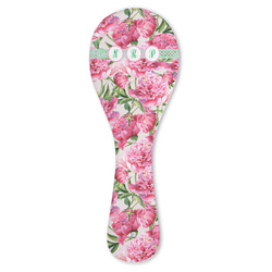 Watercolor Peonies Ceramic Spoon Rest (Personalized)
