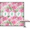 Watercolor Peonies Square Table Top